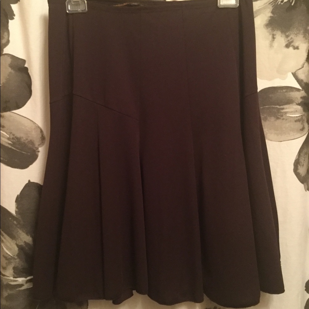 Purple midi skirt
